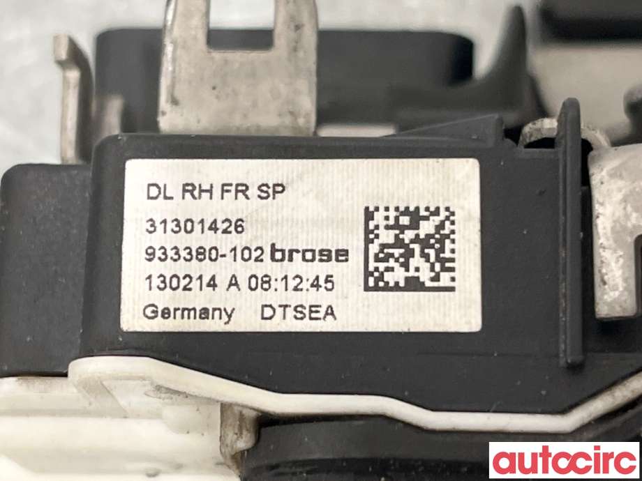 Låsekasse høyre foran til Volvo V40 2012-2019  (VOLVO|31440392|933380-102|31301426)