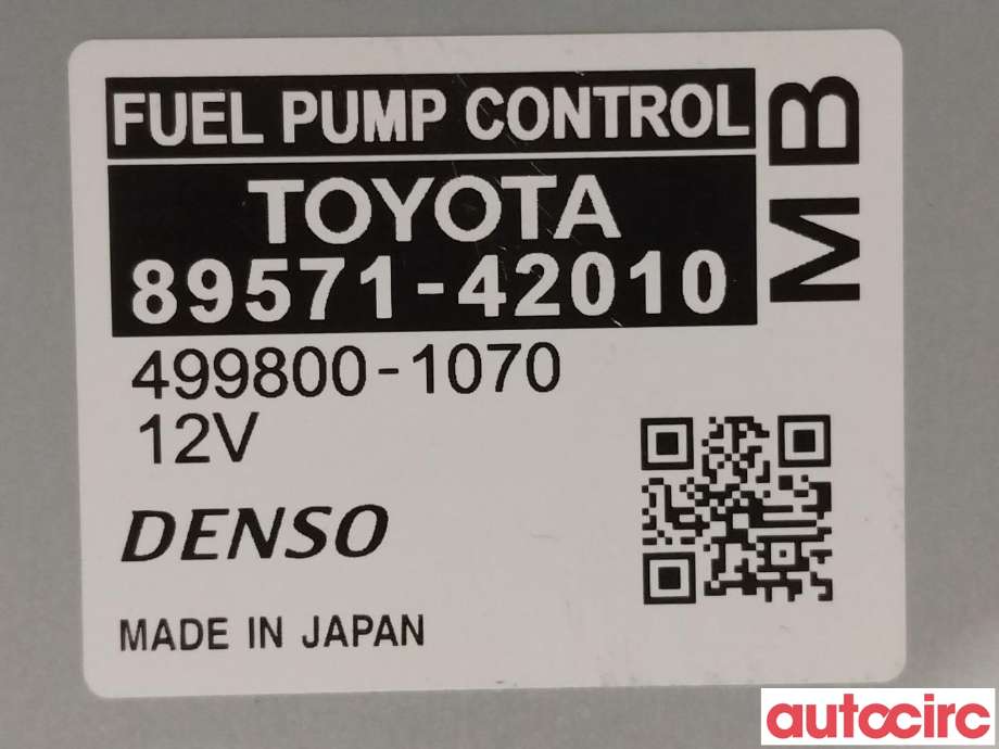 Styreenhet drivstoffpumpe til Toyota RAV4 2019-->> (Type V)  (TOYOTA|8957142010)