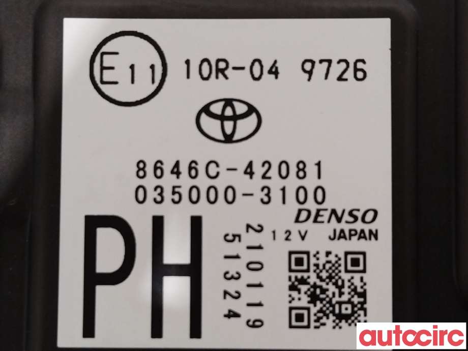 Kamera til Toyota RAV4 2019-->> (Type V)  (TOYOTA|8646C42081||8646C-42081)