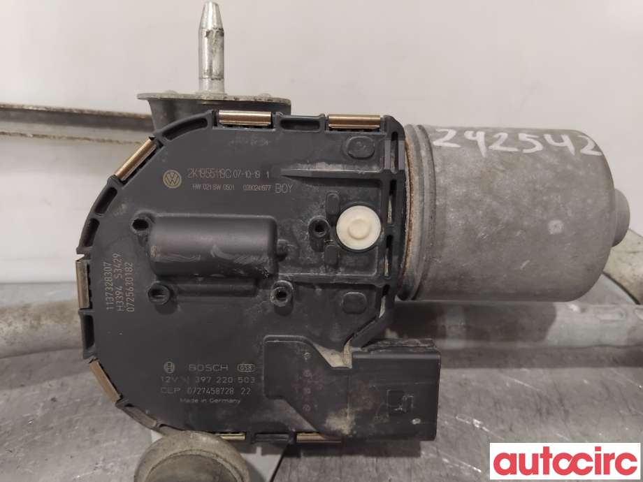 Viskermotor frontrute til VW Caddy 2004-2010 (Type III, Fase 1)  (VOLKSWAGEN|2K1955119C|1397220503|2K1955119D)