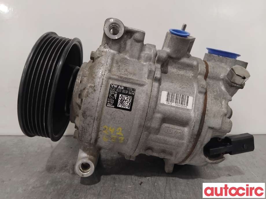 Aircondition kompressor til VW Golf VII 2012-2017 (Fase 1)  (VOLKSWAGEN|5Q0820803F|447150-6034|5Q0820803K)