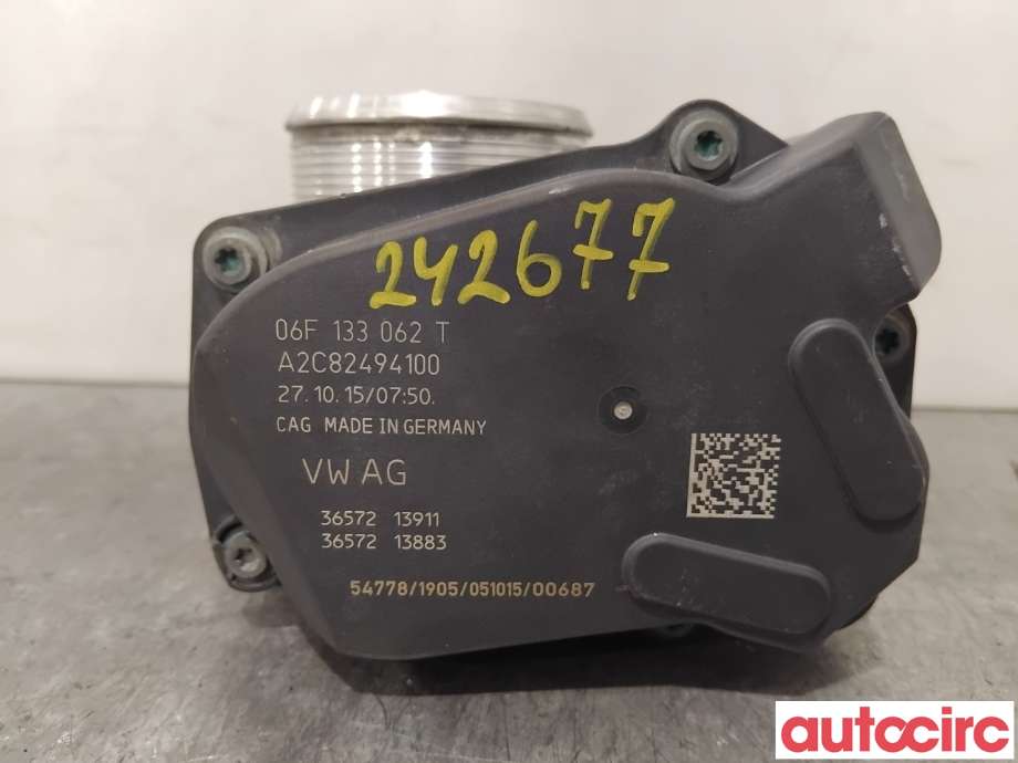 Spjeldhus til VW Golf VII 2012-2017 (Fase 1)  (VOLKSWAGEN|06F133062AG|A2C82494100|06F133062AK)