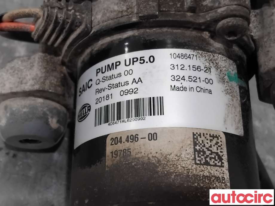 Vakuumpumpe til MG ZS EV 2019-2021 (Type I, Fase 1) (MG|10486471|312156-21)
