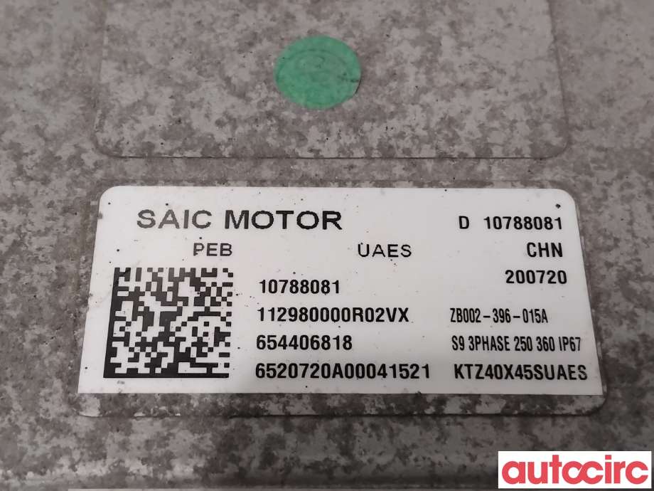 Inverter elbil til MG ZS EV 2019-2021 (Type I, Fase 1)  (MG|10788081|654406818)