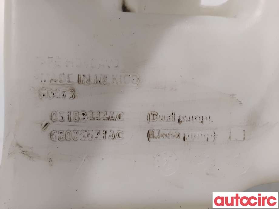Spylertank til Fiat 500 2008-2020 (FIAT|68104543AA||5182444AC)