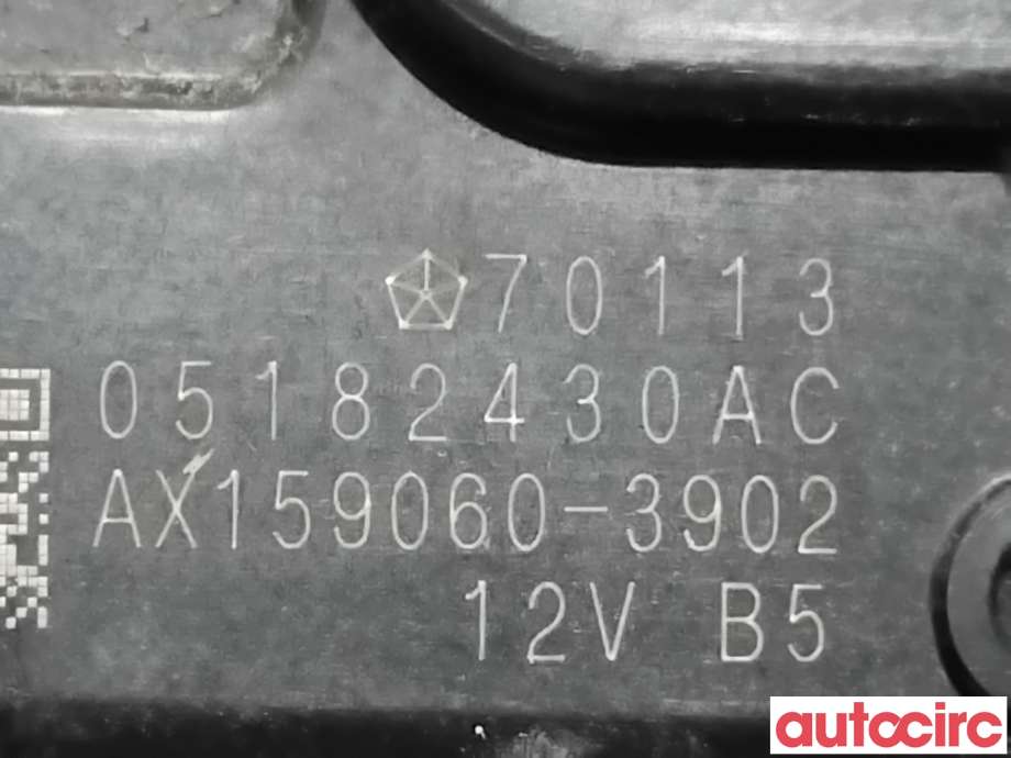 Viskermotor frontrute til Fiat 500 2008-2020 (FIAT|68093039AA|AX159060-3902|5182430AC)