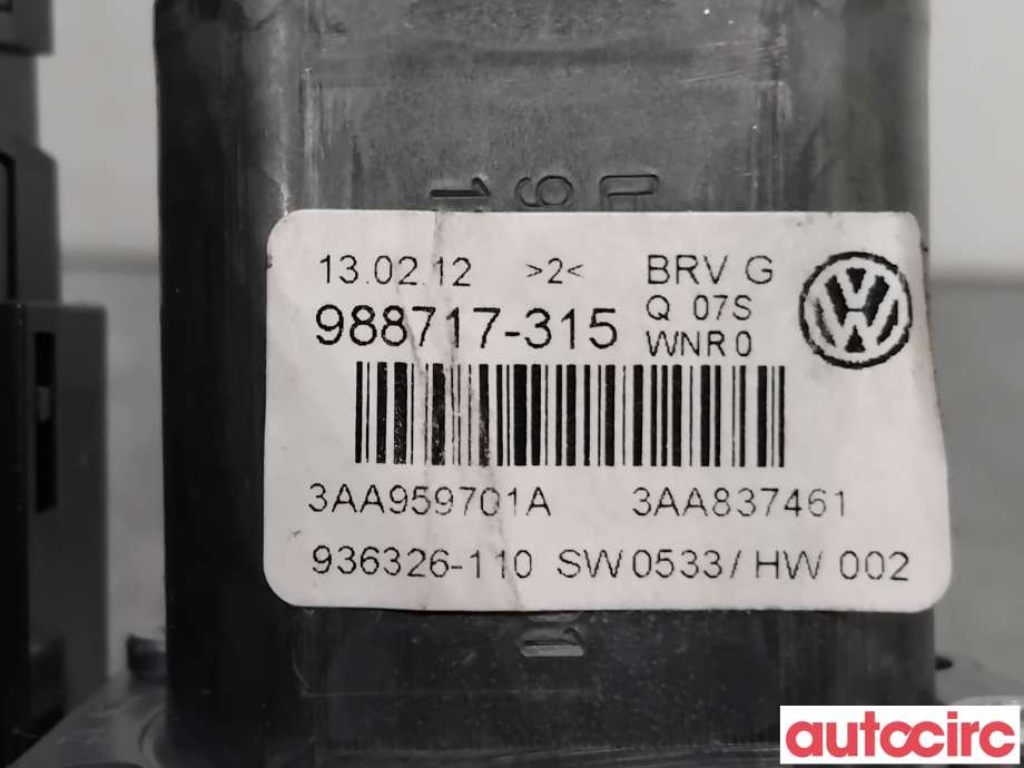 Ruteheis venstre foran til VW Passat 2011-2015 (B7) (B7) (VOLKSWAGEN|3AA959701A|0130822451)