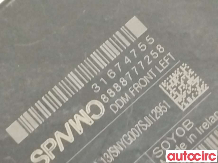Ruteheis venstre foran til Volvo V60 / V60 CC 2018-->> (Type II)  (VOLVO|31349756|966268-103)