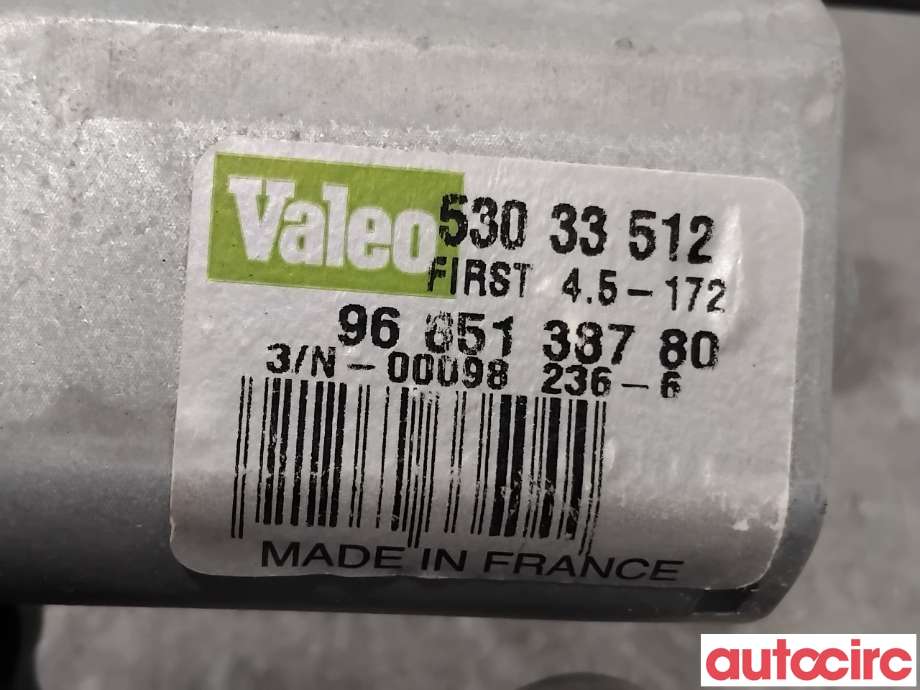 Viskermotor bakrute til Citroën Berlingo 2015-2019 (Type II, Fase 2) (CITROEN|6405LR|53033512|9840123680)