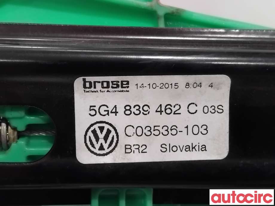 Ruteheis til VW Golf VII 2012-2017 (Fase 1)  (VOLKSWAGEN|5G4839462C|C03536-103)