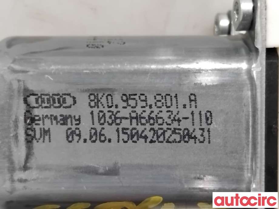 Ruteheis venstre foran til Audi A4 2007-2014 (Type IV) (B8) (B8) (AUDI|8T0959801B|1101-A66634-110|8K0959801A)