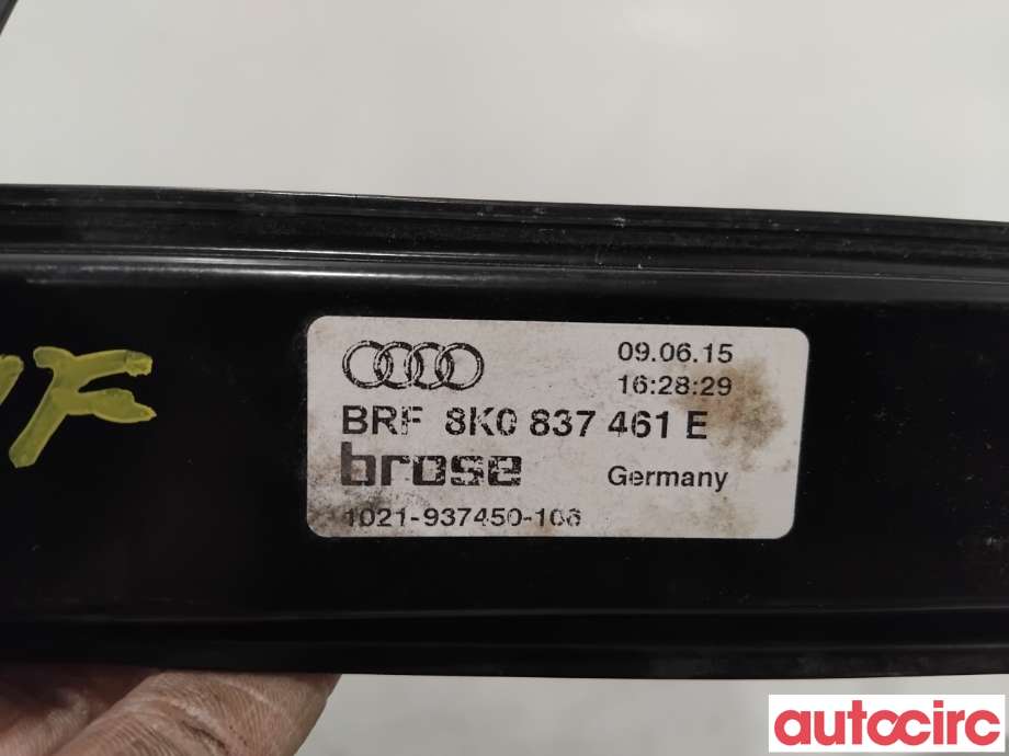 Ruteheis til Audi A4 2007-2014 (Type IV) (B8) (B8) (AUDI|8K0837461E|1021-937450-106)