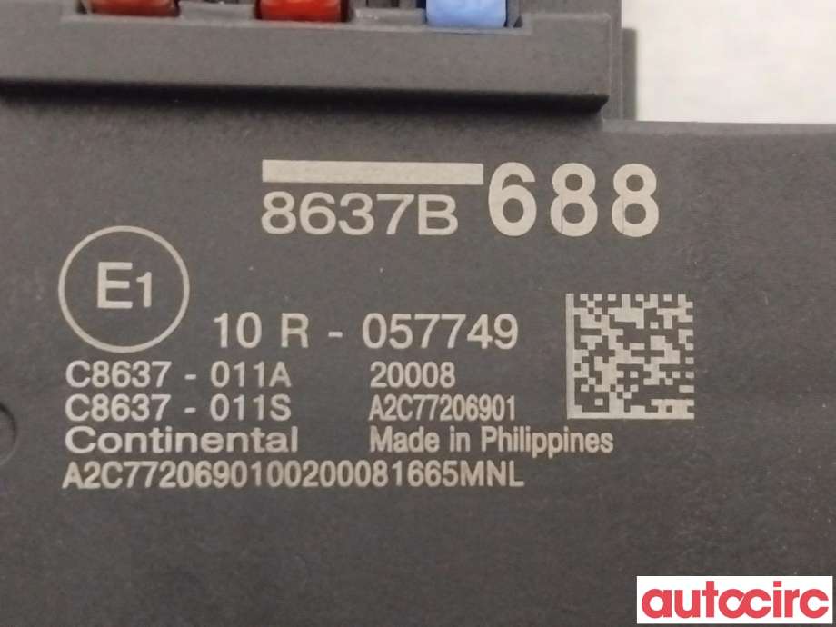 Sikringsboks til Mitsubishi Outlander 2015-->> (Type III, Fase 2)  (MITSUBISHI|8565A358||8637A688)