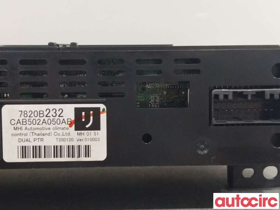 Varmeapparat betjening til Mitsubishi Outlander 2015-->> (Type III, Fase 2)  (MITSUBISHI|7820B232|CAB502A050AB)