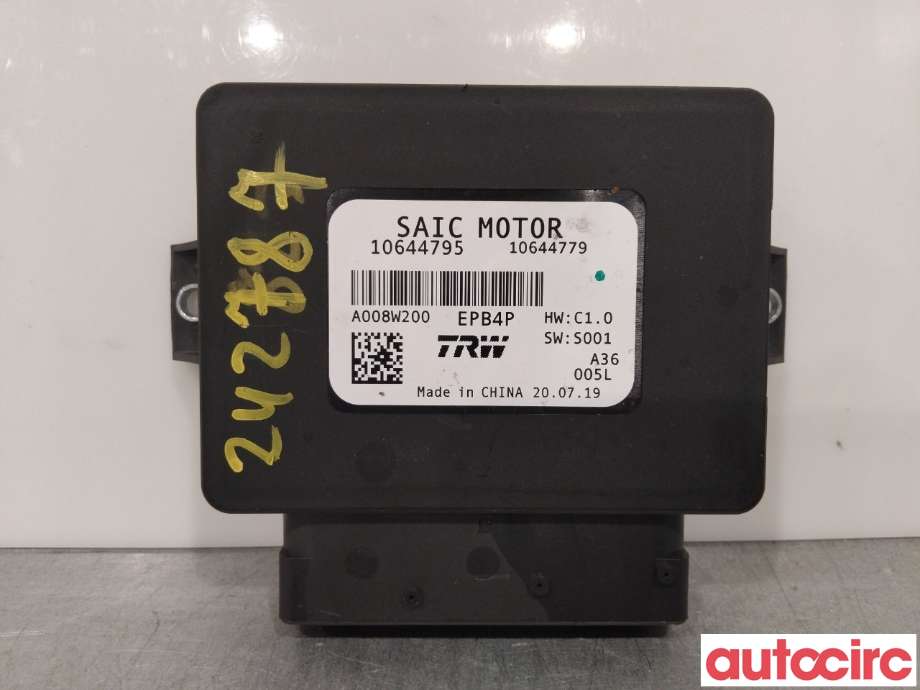 Styreenhet elektrisk parkbrems (EPB - Electric Parking Brake) til MG ZS EV 2019-2021 (Type I, Fase 1) (MG|10644795|A008W200)