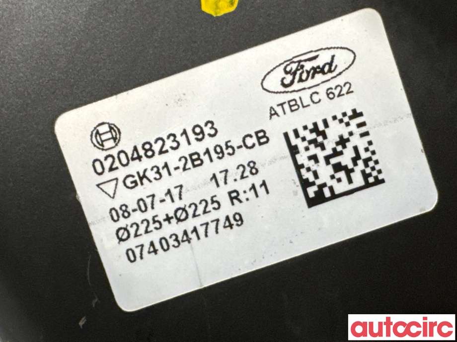 Bremsekraft-forsterker til Ford Transit Connect 2013-2018 Type II, Fase 1 (FORD|2650310|0204823193|GK31-2B195-CB)