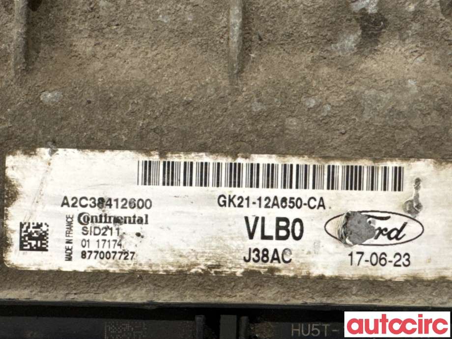 Styreenhet motor til Ford Transit Connect 2013-2018 Type II, Fase 1  (FORD|2076579|A2C38412600|GK21-12A650-CA)