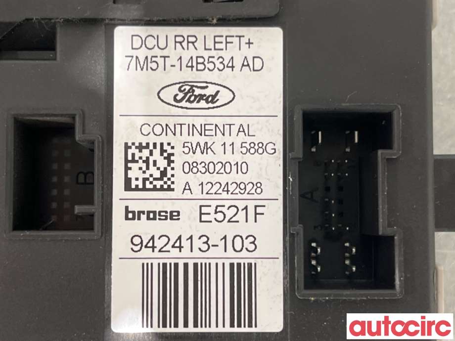 Ruteheis venstre bak til Ford Kuga 2008-2012 (Type I)  (FORD|1767046|979039-100|7M5T-14B534AD)