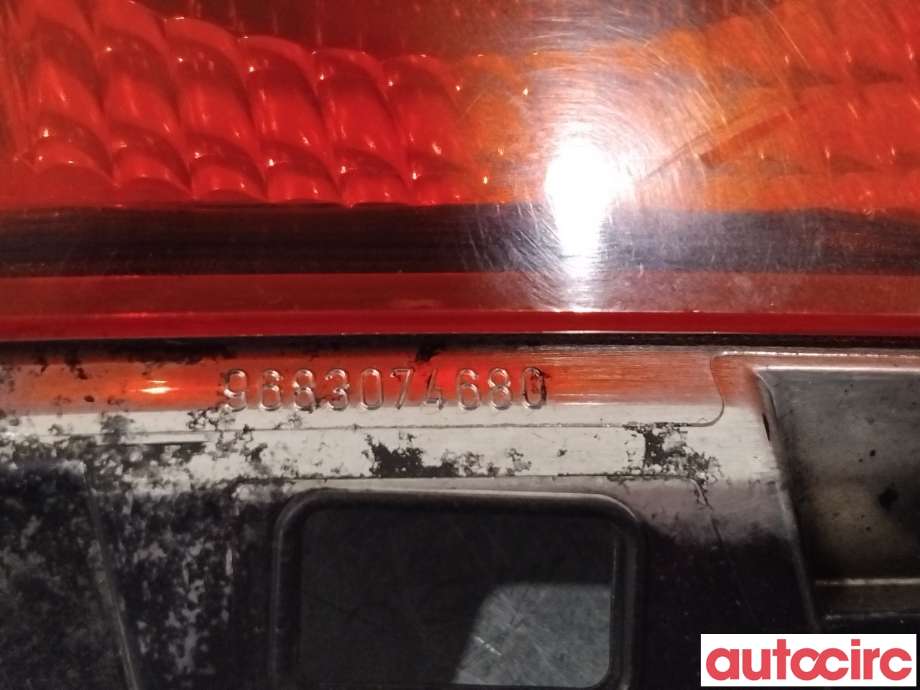 Baklykt fra støtfanger til Peugeot 2008 2013-2019 (Type I) (PEUGEOT|6350GJ||9683074680)