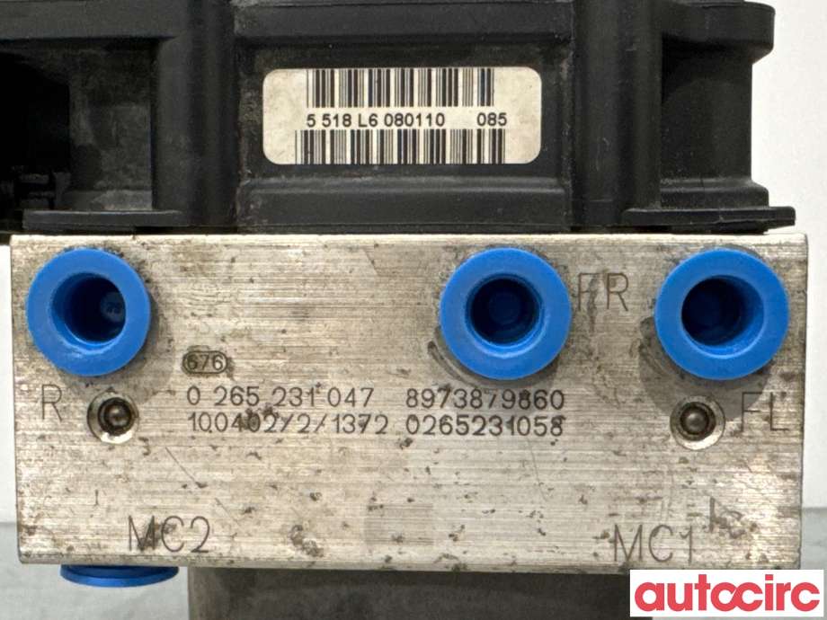 ABS sentral til Isuzu D-Max 2007-2012 (Type I)  (ISUZU|8980087840|0265231047|8973879860)