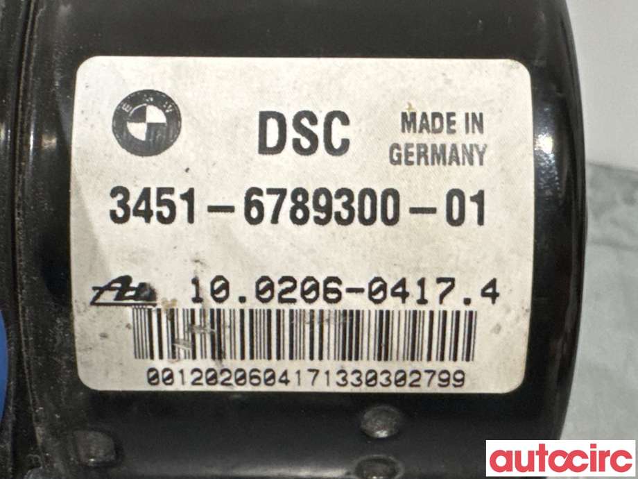 ABS sentral til BMW 3-Serie 2005-2011 (E90/E91/E92/E93) (E90/E91/E92/E93) (BMW|34512460468|100206-04174|6789301)