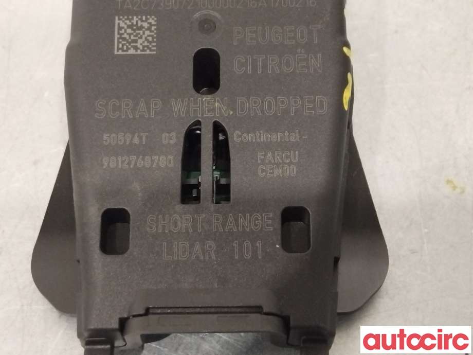 Sensor radar til Peugeot 2008 2013-2019 (Type I)  (PEUGEOT|1617304680|9812768780)