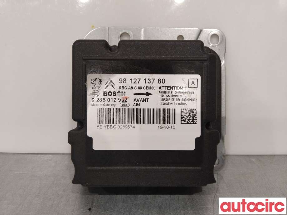 Airbag elektronikk til Peugeot 2008 2013-2019 (Type I) (PEUGEOT|9812713780)