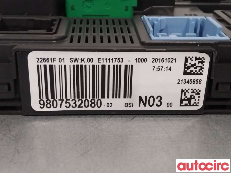 Sikringsboks til Peugeot 2008 2013-2019 (Type I) (PEUGEOT|1617304880)