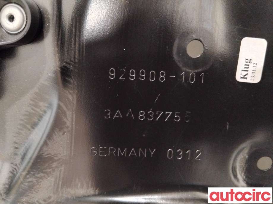 Ruteheis til VW Passat 2011-2015 (B7) (B7) (VOLKSWAGEN|3AA837461B||3AA837755)
