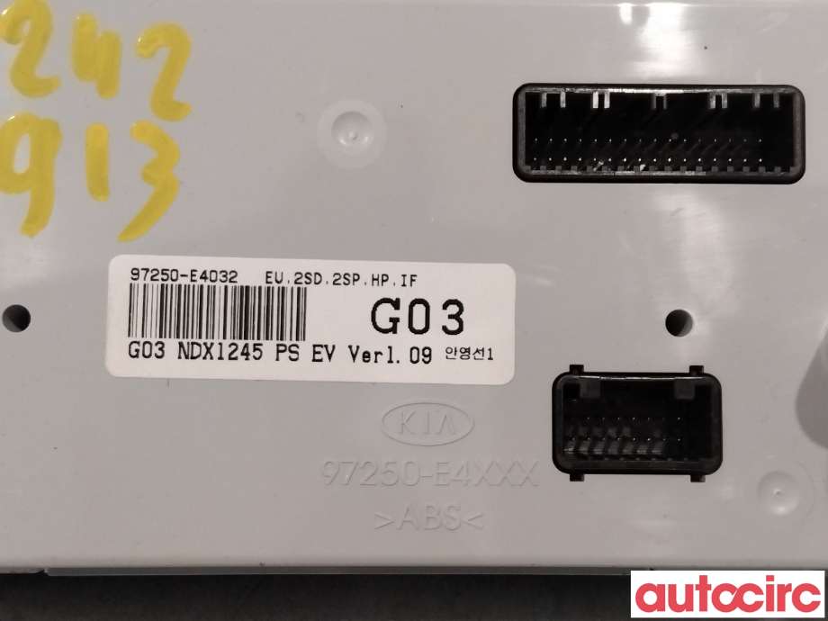 Varmeapparat betjening til Kia Soul 2014-2019 (Type II) (KIA|97250E4032|97250-E4032)