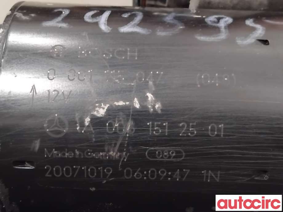 Starter diesel til Mercedes C-Klasse 2007-2011 (Fase 1) (W204) (W204) (MERCEDES|A0061512501|0001115047)