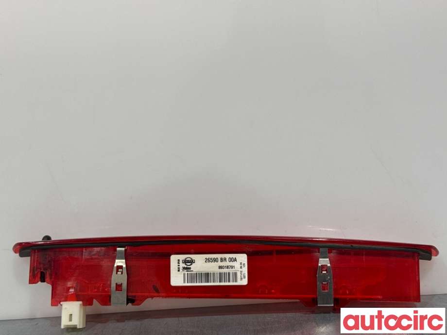 Baklykt bremselys bakrute til Nissan Qashqai 2010-2014 (Type I, Fase 2)  (NISSAN|26590BR00A|89318791)