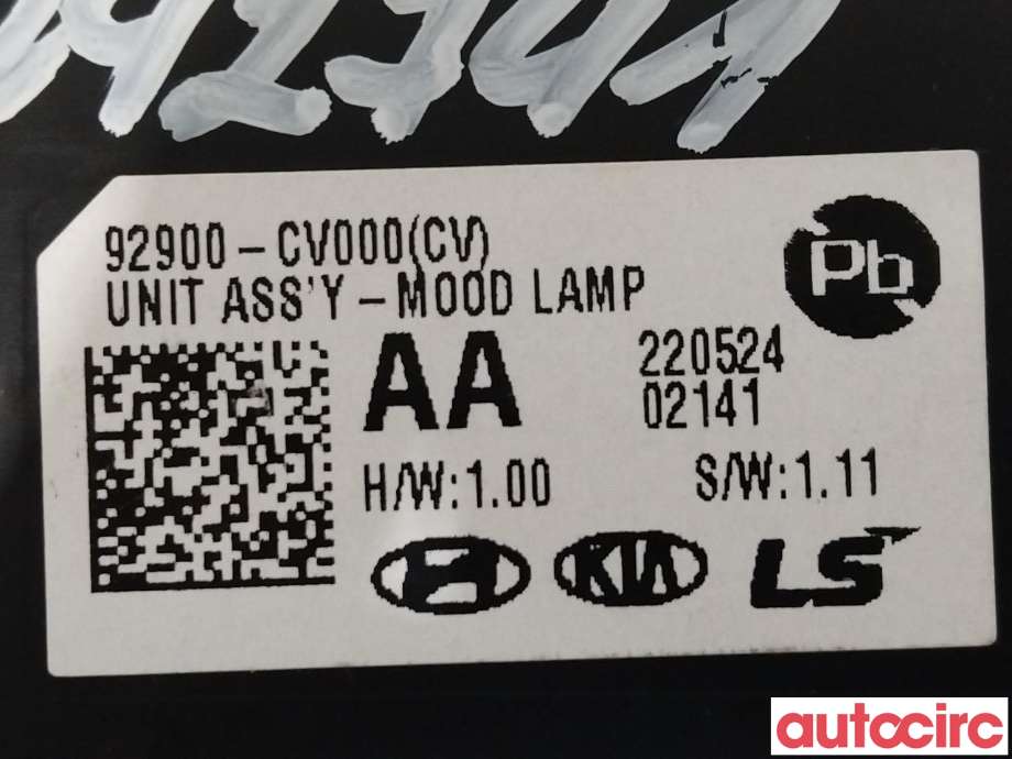 Styreenhet diverse til Kia EV6 2021-->>  (KIA|92900CV000)