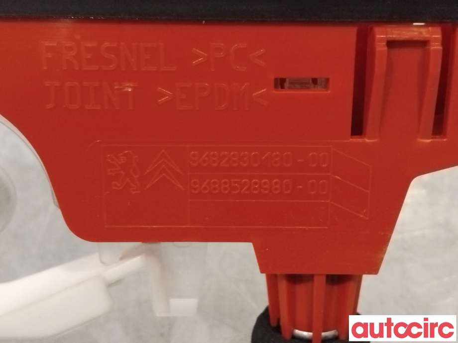 Baklykt bremselys bakrute til Citroën Berlingo 2015-2019 (Type II, Fase 2) (CITROEN|6351FC|89093986|9688528980)