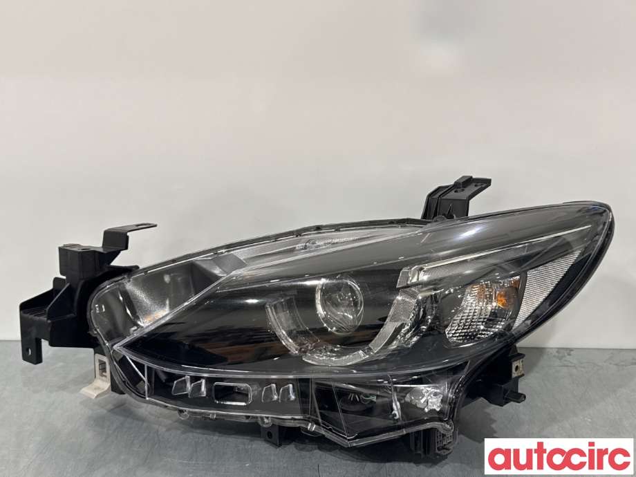 Frontlykt venstre halogen til Mazda 6, 2015-2018 (Type III, Fase 2)  (MAZDA|GMH3-51-041G)