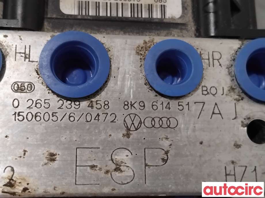 ABS sentral til Audi A4 2007-2014 (Type IV) (B8) (B8) (AUDI|8K9614517AL|0265239458|8K9614517AJ)
