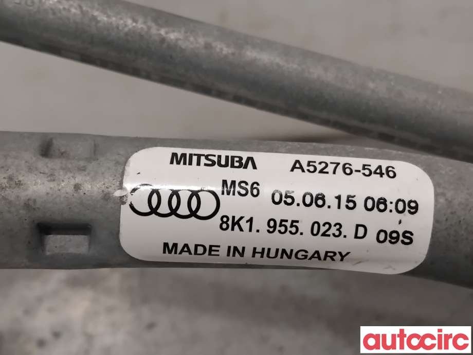 Viskermotor frontrute til Audi A4 2007-2014 (Type IV) (B8) (B8) (AUDI|8K1955023D|A5276-546|8K1955023E)