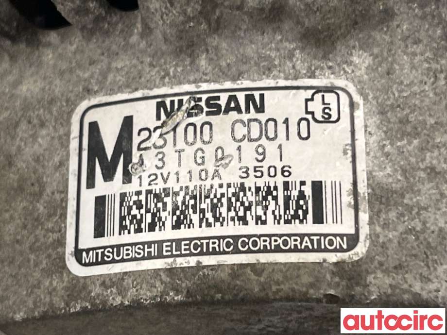 Dynamo til Øvrige personbiler Infiniti FX 2003-2008  (INFINITI|23100CD010|A3TG0191)