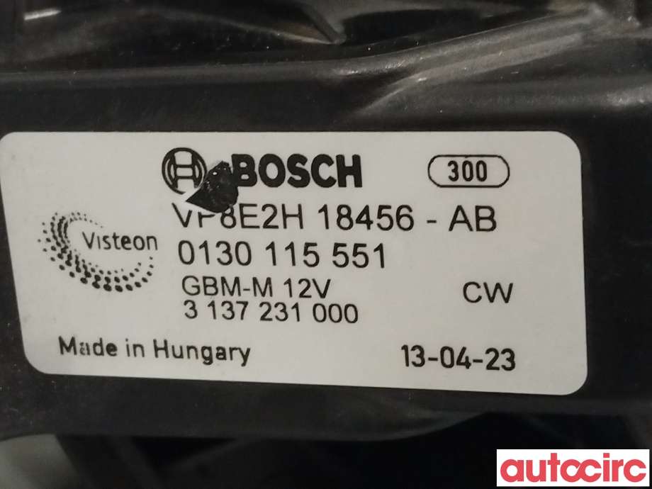 Varmeapparat motor til Ford Fiesta 2013-2017 (Type VI, Fase 2)  (FORD|1790329|8E2H18456-AB)