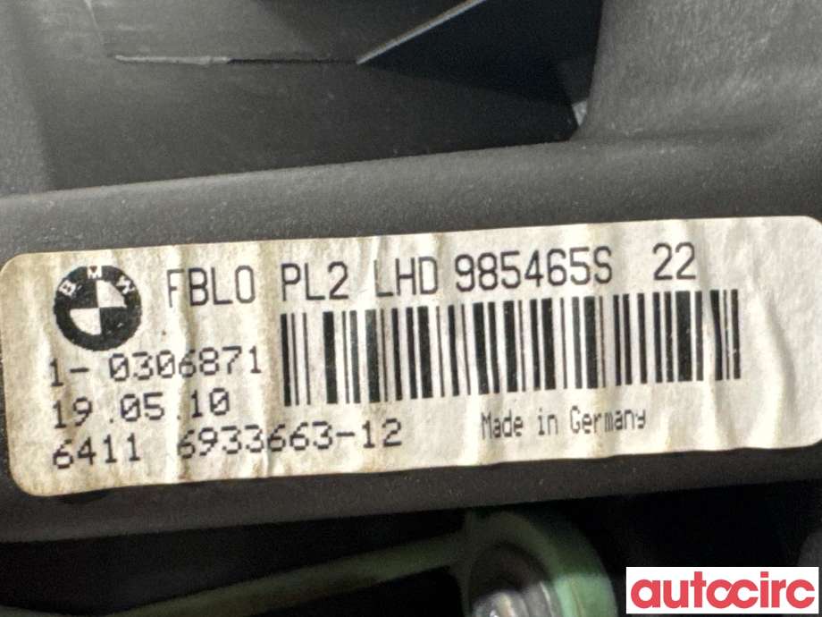 Varmeapparat motor til BMW 3-Serie 2005-2011 (E90/E91/E92/E93) (E90/E91/E92/E93) (BMW|64119227670||64116933663)