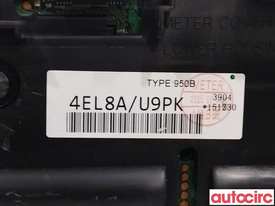 Instrumentpanel til Nissan Qashqai 2014-2021 (Type II)  (NISSAN|248104EL8A|4EL8A/U9PK)