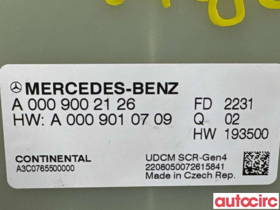 Styreenhet diverse til Mercedes Sprinter 2018-->> (907/910) (907/910) (MERCEDES|A0009009747|A3C0765500000|A0009002126)