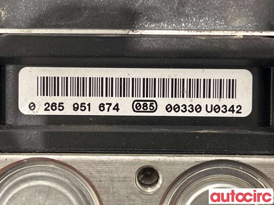 ABS sentral til BMW 3-Serie 2005-2011 (E90/E91/E92/E93) (E90/E91/E92/E93) (BMW|34516795394|0265236380|34516768550)