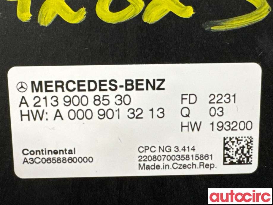 Styreenhet diverse til Mercedes Sprinter 2018-->> (907/910) (907/910) (MERCEDES|A2139008530|A3C0658860000)