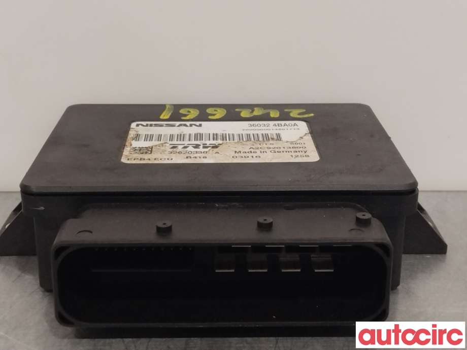 Styreenhet elektrisk parkbrems (EPB - Electric Parking Brake) til Nissan Qashqai 2014-2021 (Type II)  (NISSAN|360324BA0A)