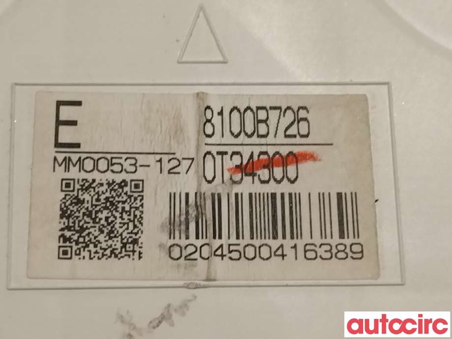 Instrumentpanel til Mitsubishi ASX 2010-2019  (MITSUBISHI|8100B726)