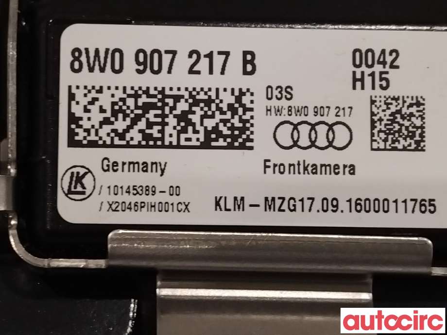Kamera til Audi A4 2015-2019 (Type V, Fase 1) (B9) (B9) (AUDI|8W0907217B)