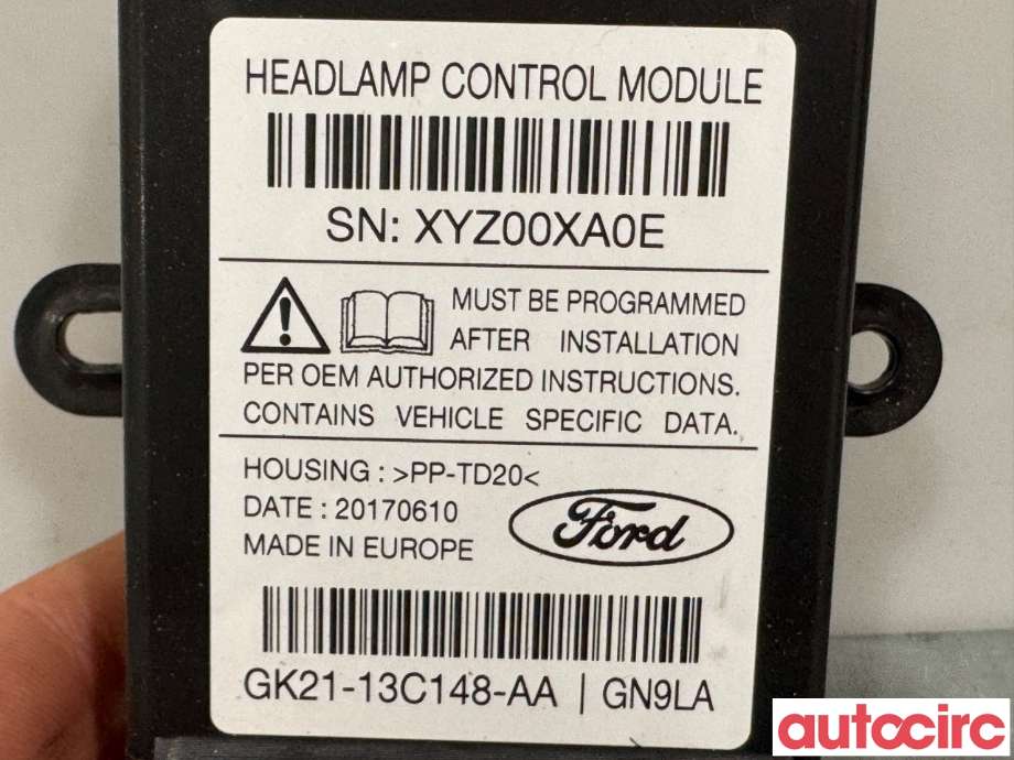 Styreenhet xenon/ballast til Ford Transit Connect 2013-2018 Type II, Fase 1  (FORD|2350856||GK21-13C148-AA)