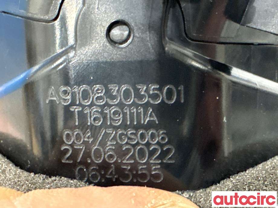 Dashbord friskluftdyse til Mercedes Sprinter 2018-->> (907/910) (907/910) (MERCEDES|A9108303501|)