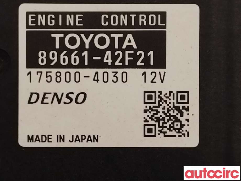 Styreenhet motor til Toyota RAV4 2006-2009 (Type III, Fase 1) (TOYOTA|8966142F21)